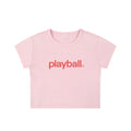 PLAYBALL BABY TEE (PINK)