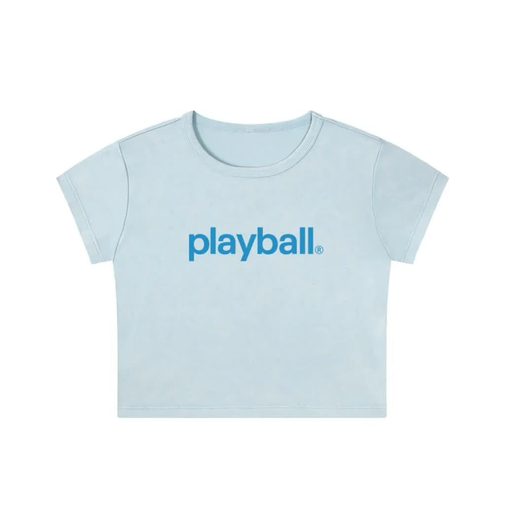 PLAYBALL BABY TEE (BLUE)