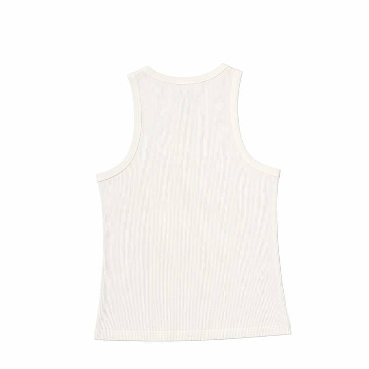 WAFFLE KNIT TANK (WHITE)