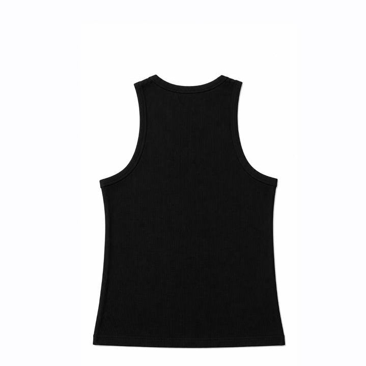 WAFFLE KNIT TANK (BLACK)